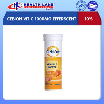 CEBION VIT C 1000MG EFFERSCENT (10'S)